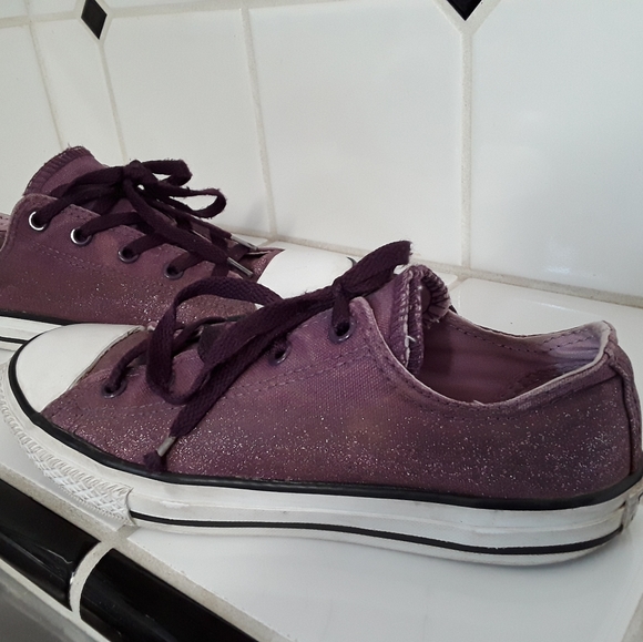 Converse All Star Purple Sneakers - Picture 9 of 10